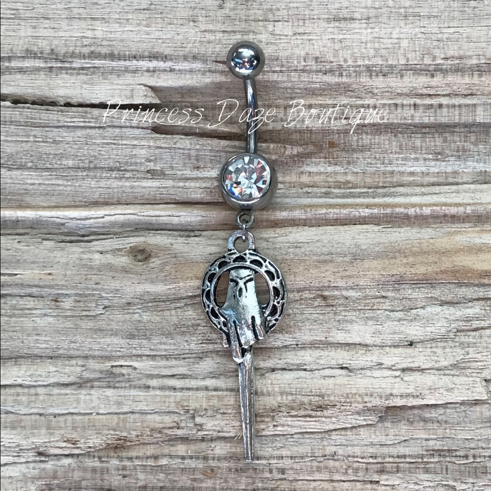 Silver‎ Game Of Thrones Belly Button Ring